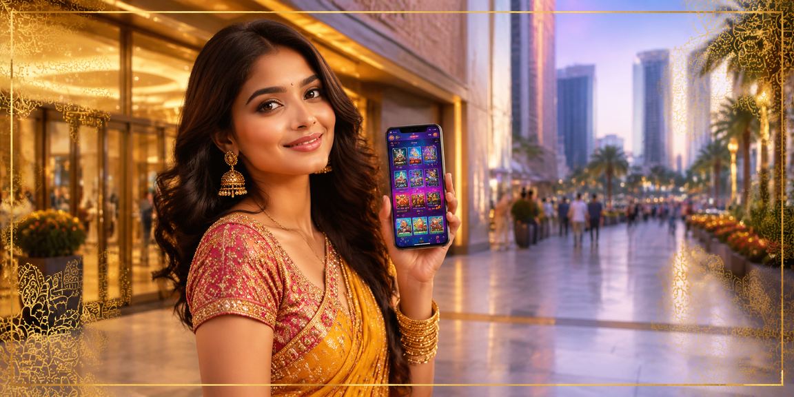 Deposit process illustration with Indian user on phone